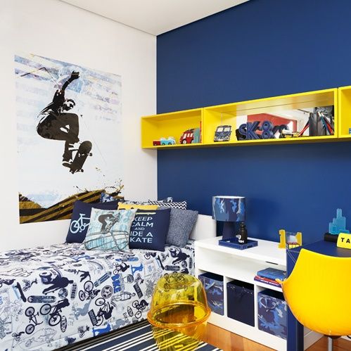 quarto azul