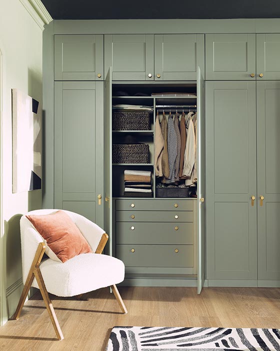 built-in wardrobe