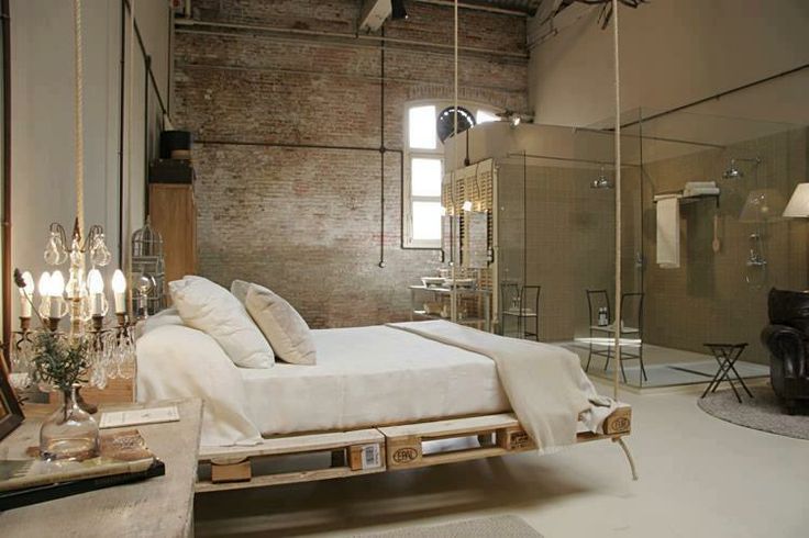 suspended bed