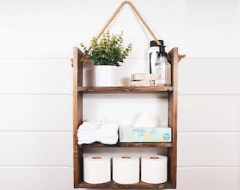 bathroom shelf