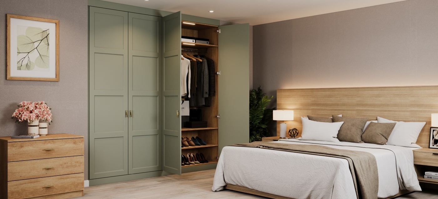 built-in wardrobe