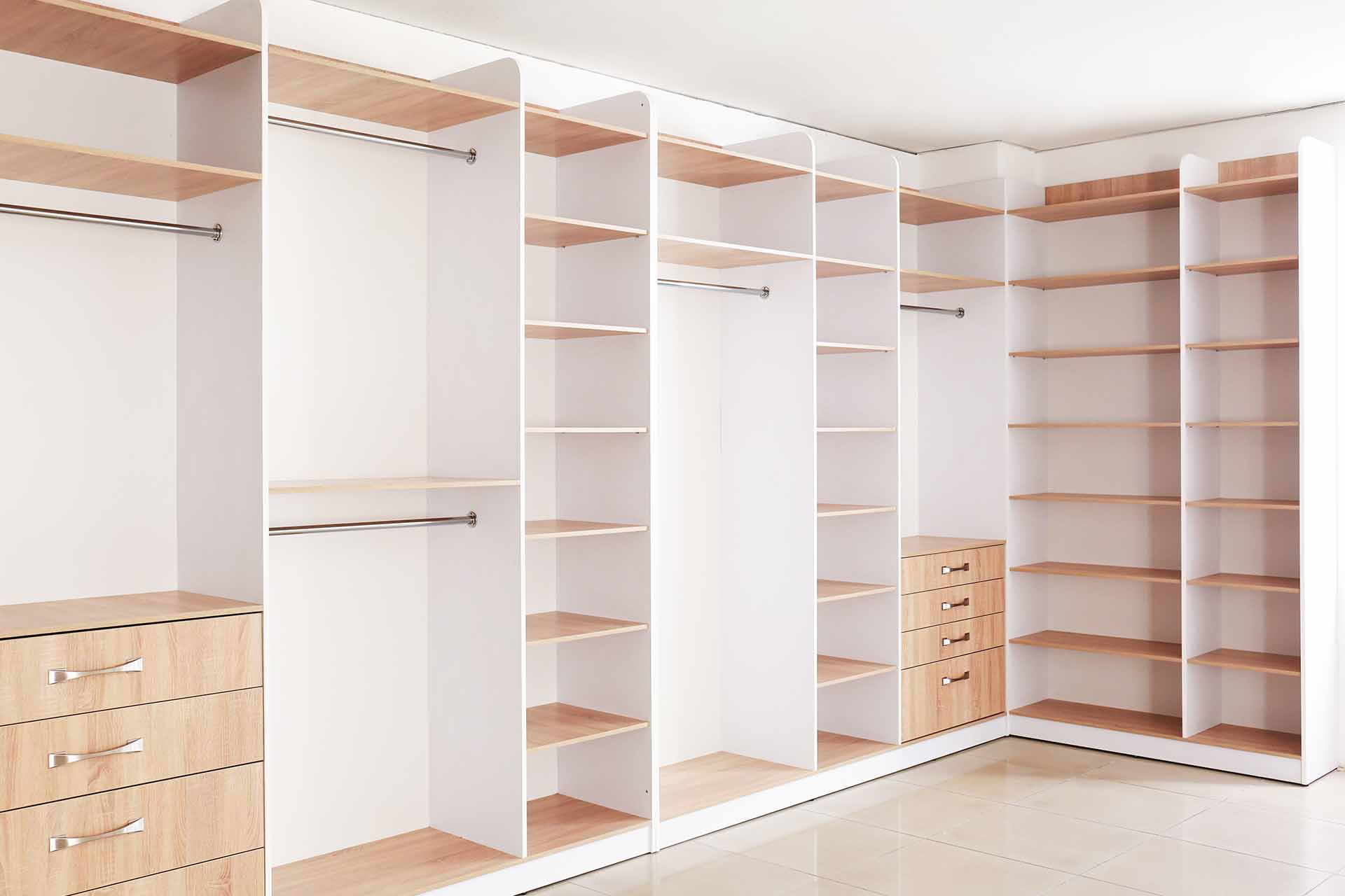 built-in wardrobe