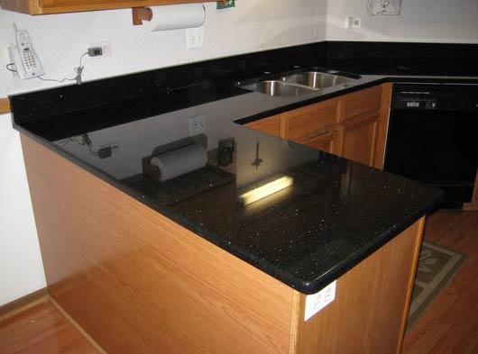 black granite