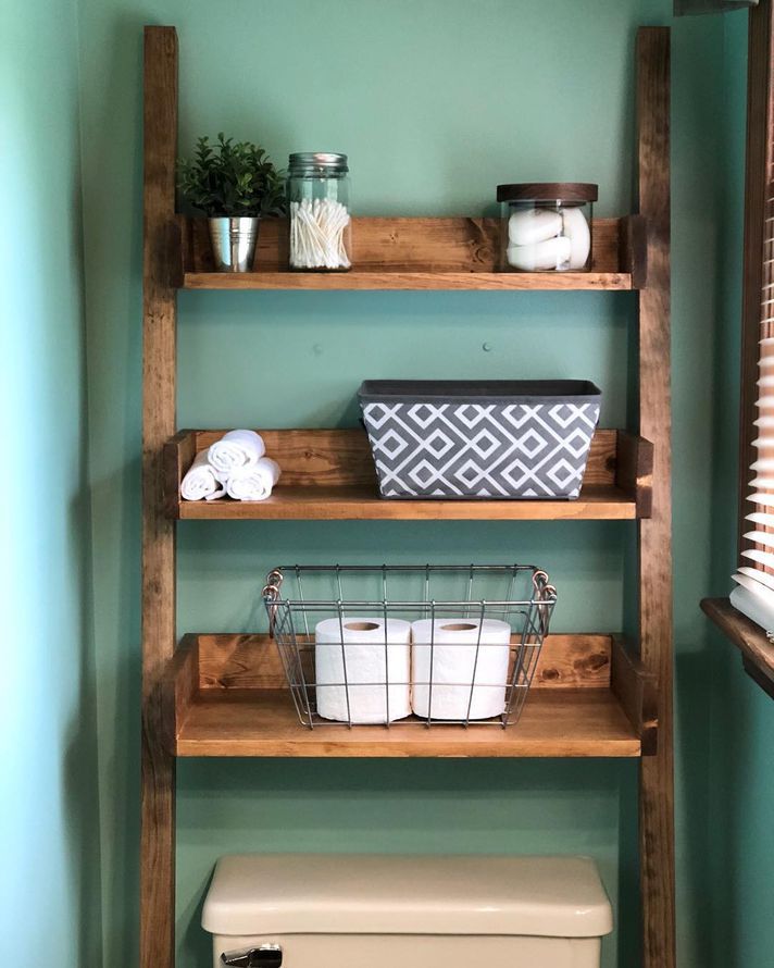 bathroom shelf