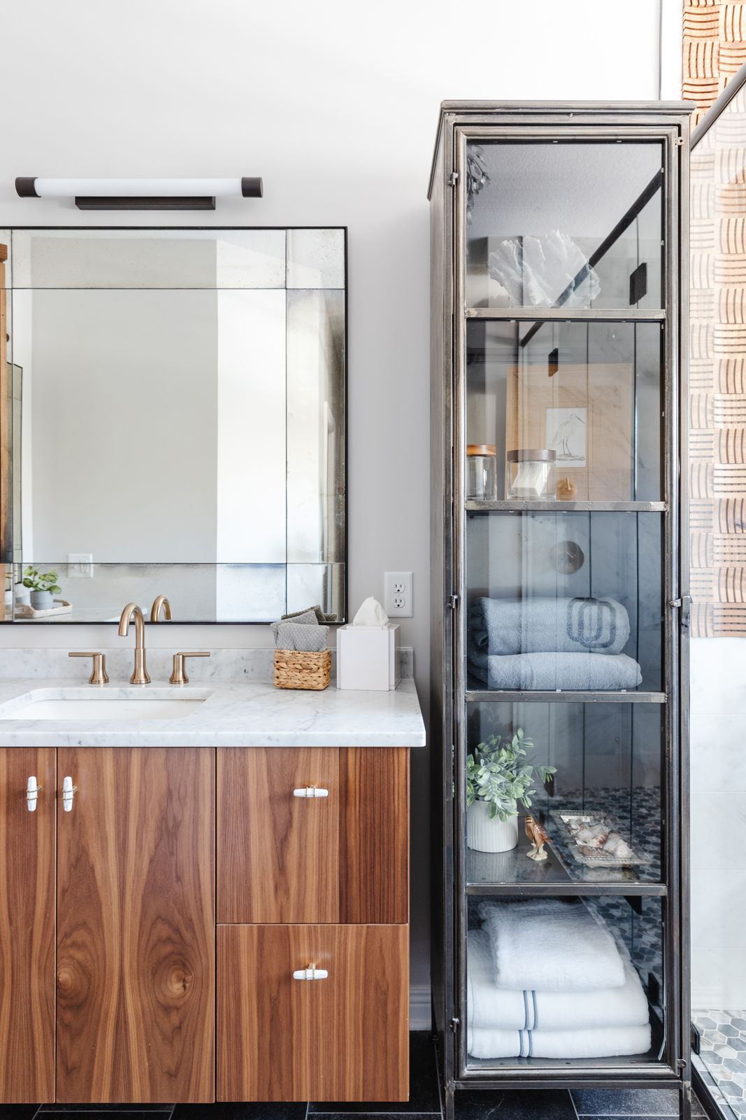 bathroom shelf