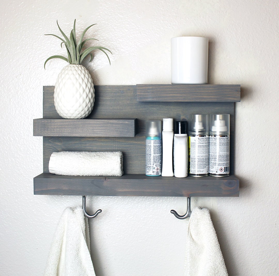 bathroom shelf