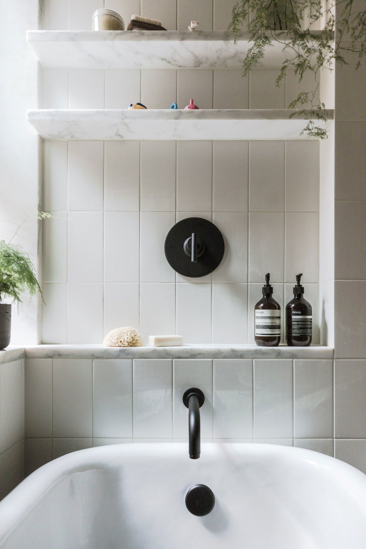 bathroom shelf