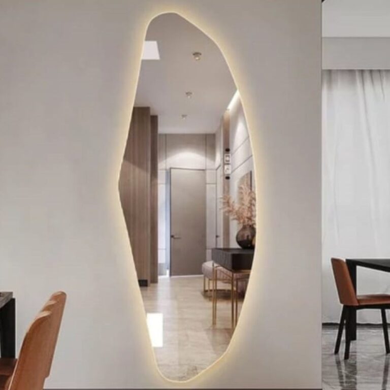 Espelhos no Formato Orgânico: 36+ Ideias de Decoração e Formatos