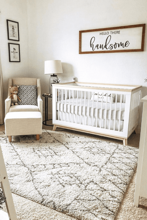 simple baby room