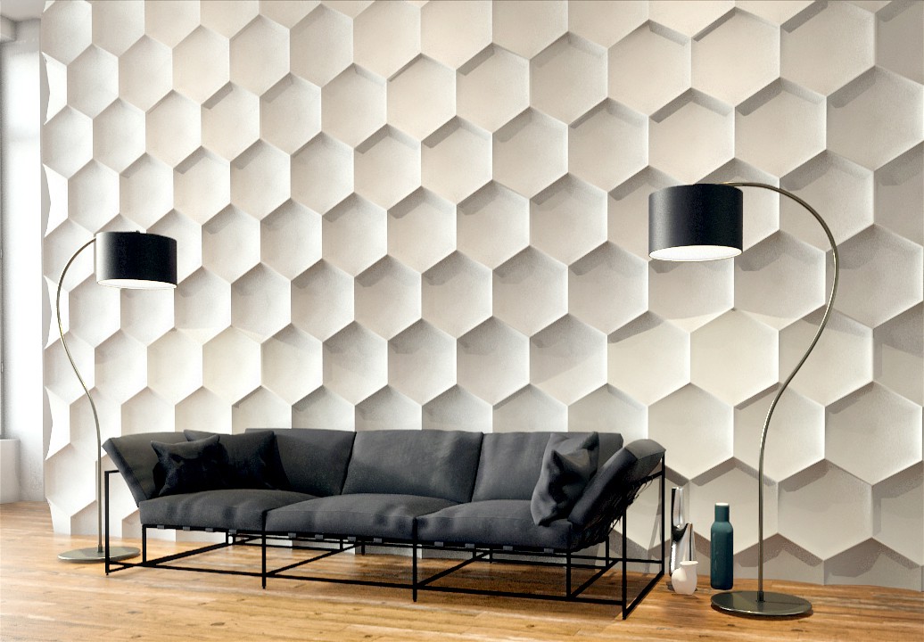 3d plaster panels