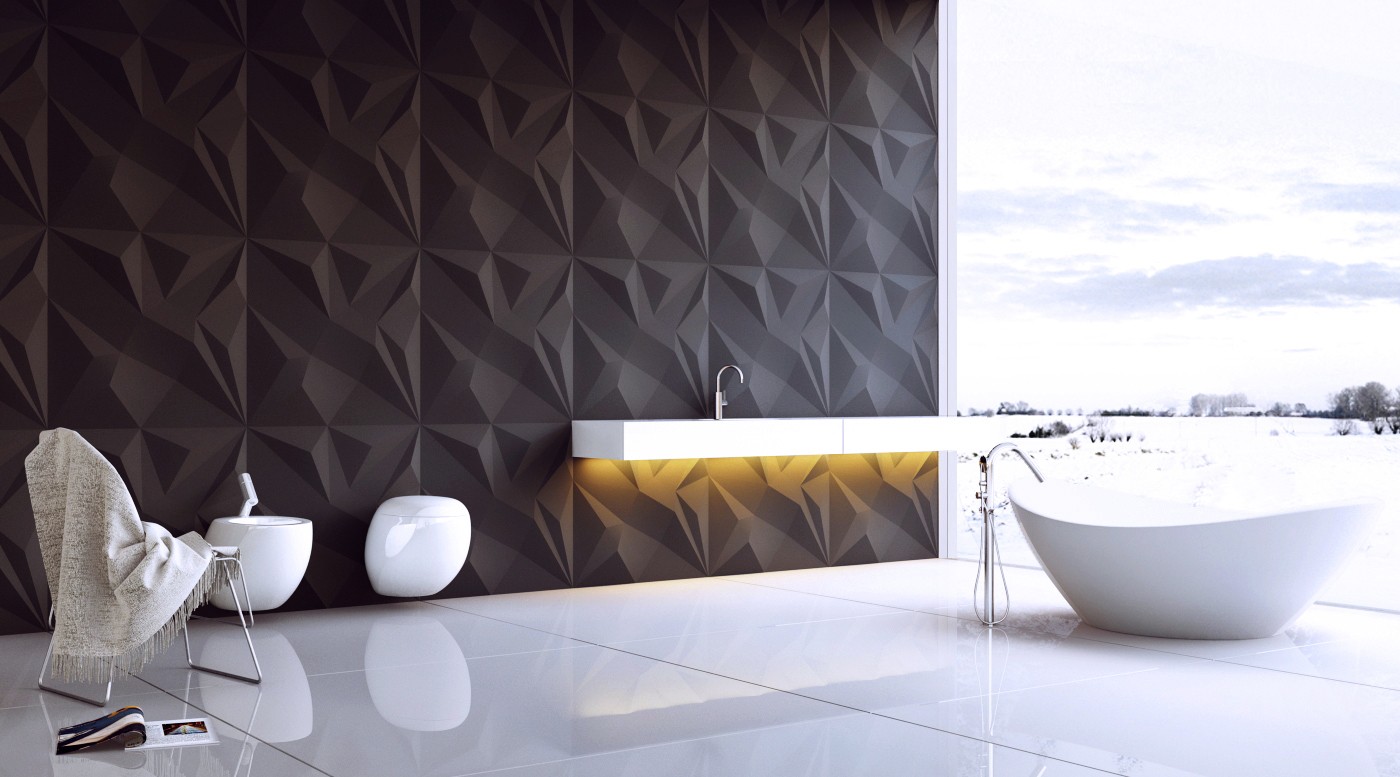 3d plaster panels