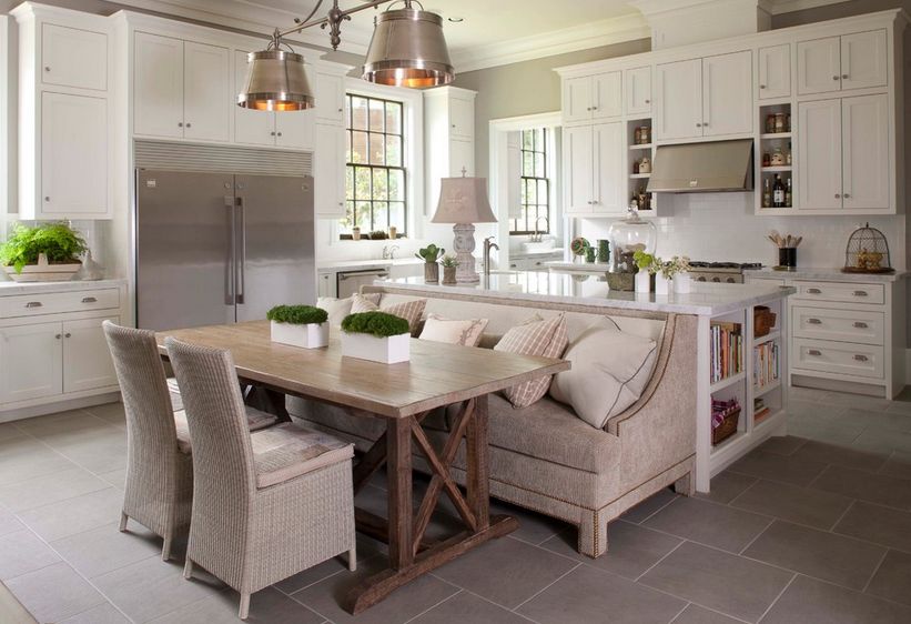 kitchen with bench