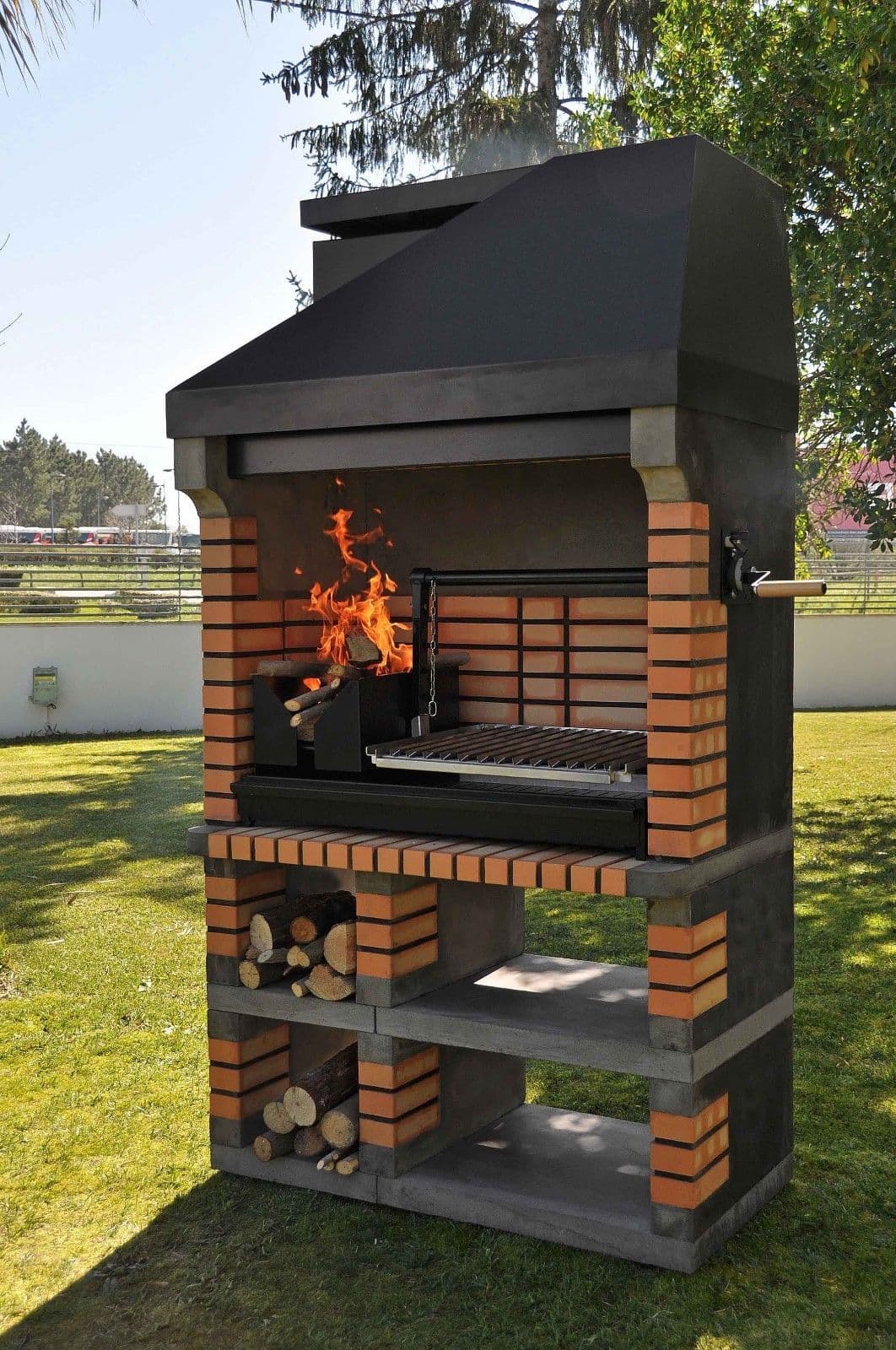 brick barbecue