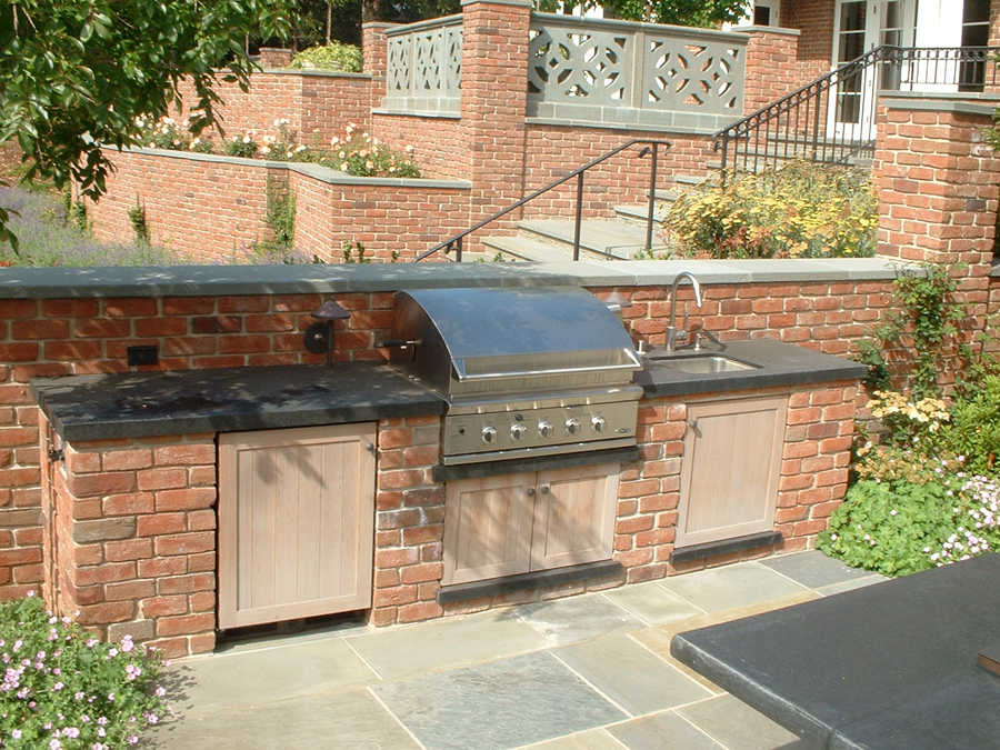 brick barbecue