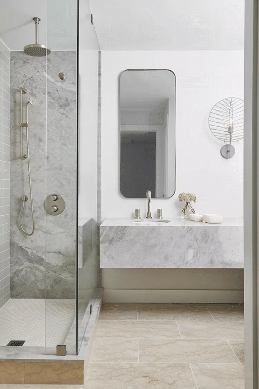 simple and small bathrooms