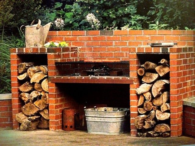 brick barbecue