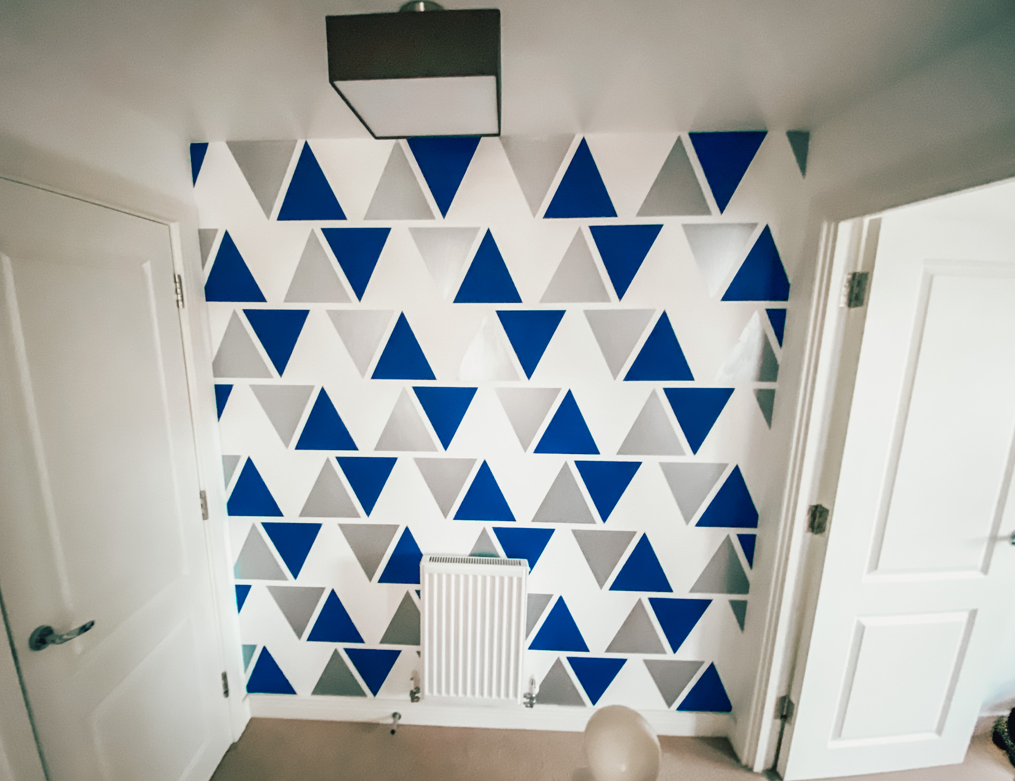 paint wall with tape