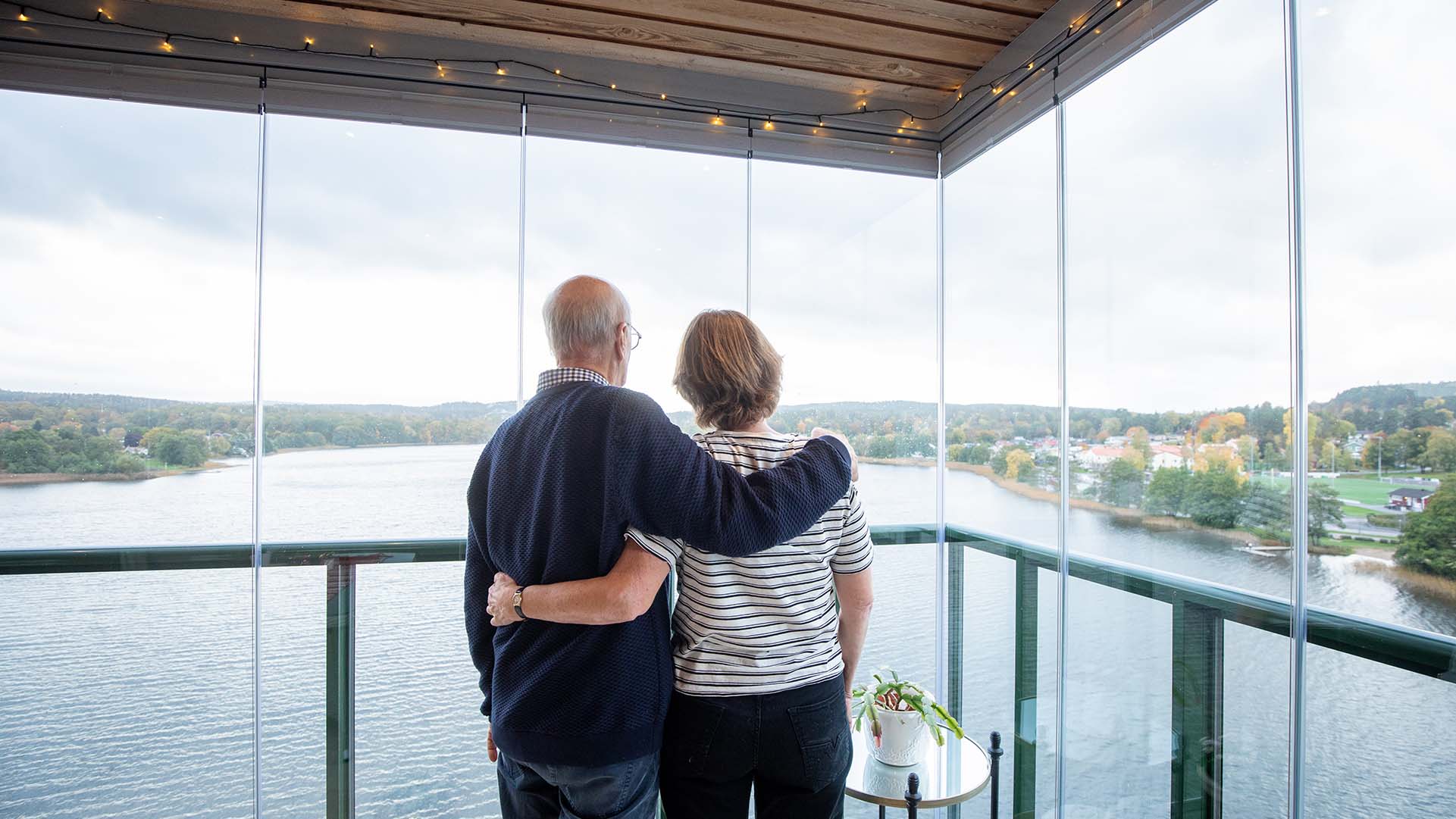 glass balcony