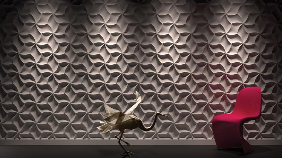 3d plaster panels