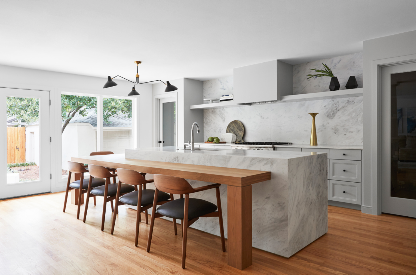 kitchen with bench