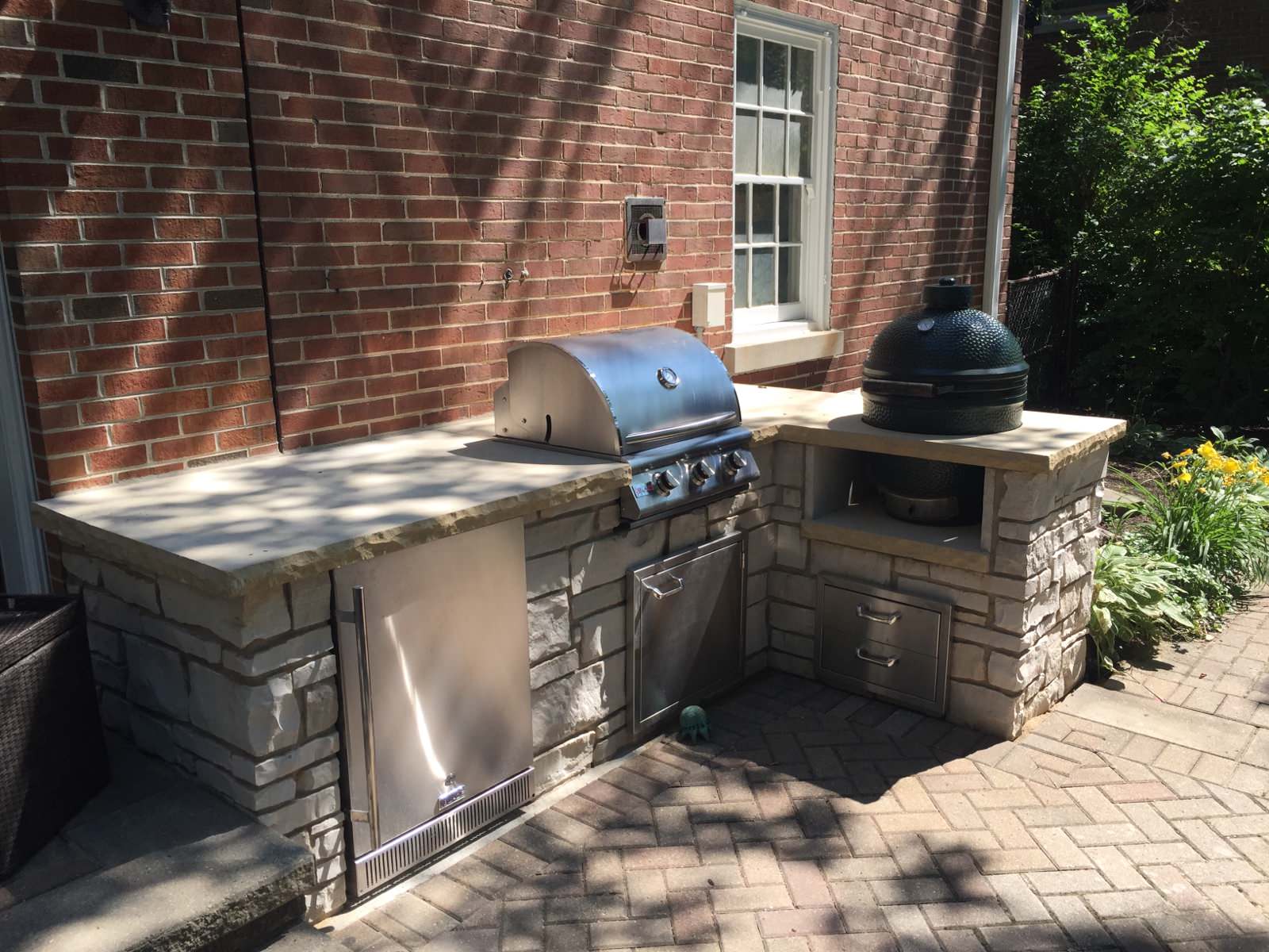 brick barbecue