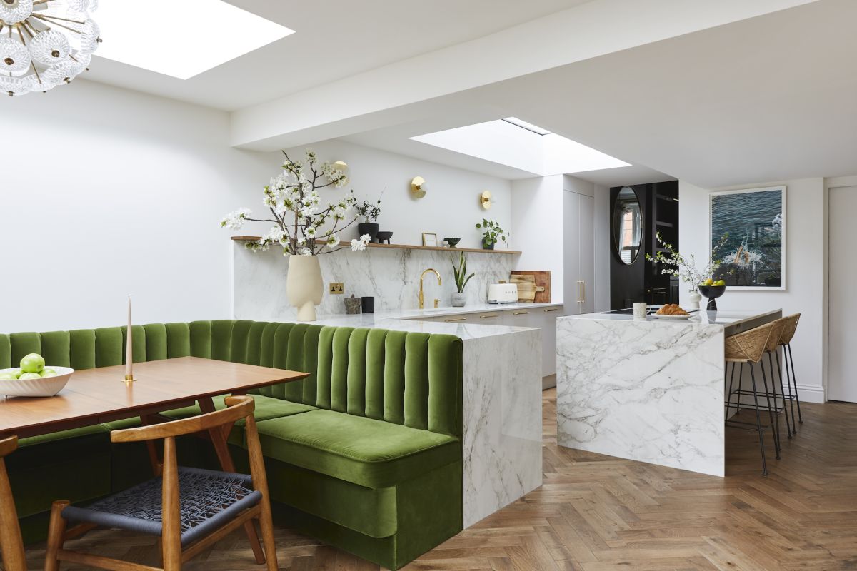 kitchen with bench