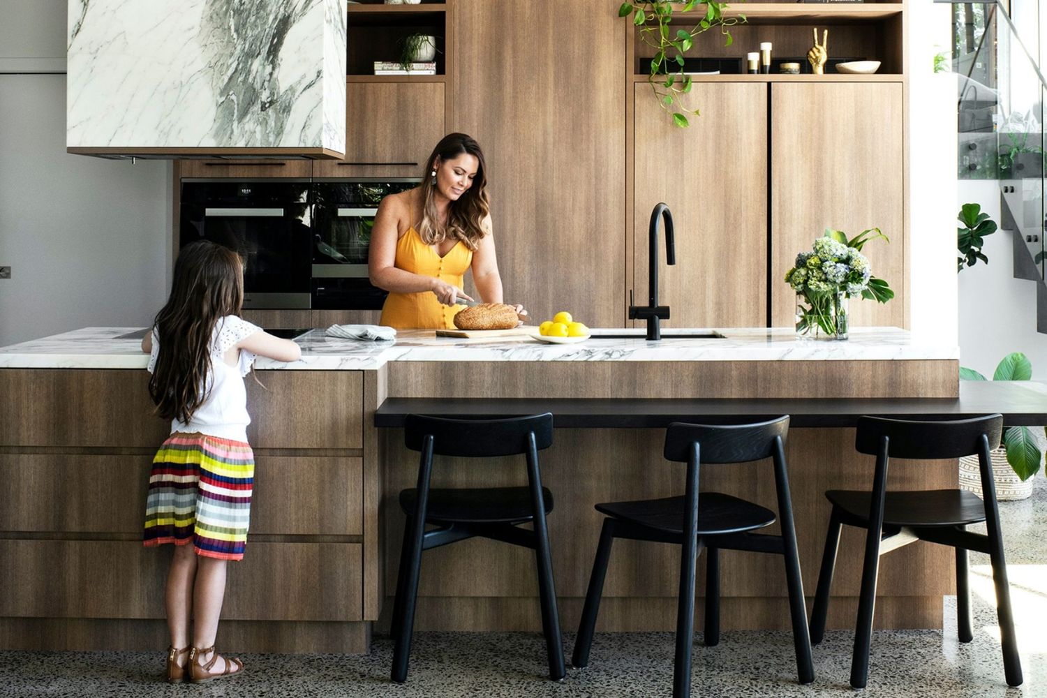 kitchen with bench