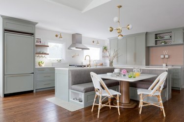 kitchen with bench