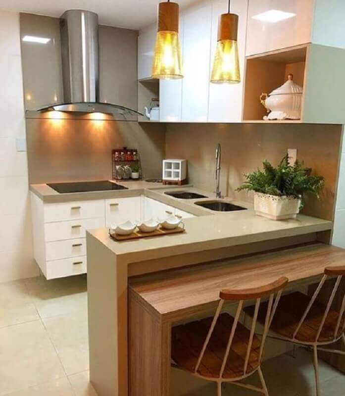 cozinha com bancada