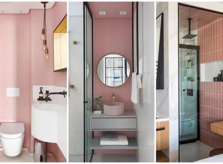 Decoração de Banheiro Rosa