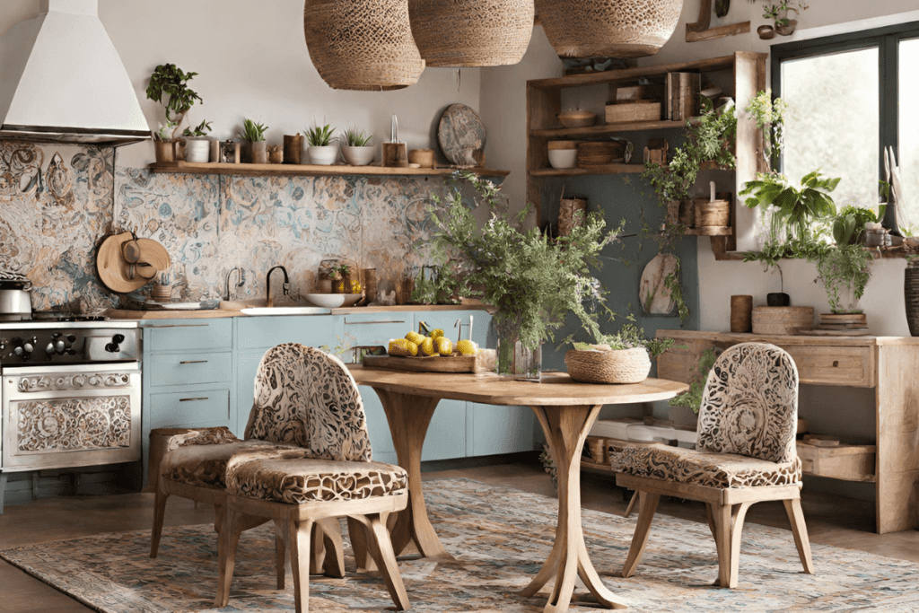 como-decorar-sua-cozinha-com-estilo-boho