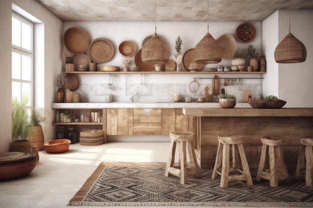 como-decorar-sua-cozinha-com-estilo-boho