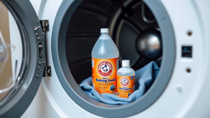 Eliminando o mau cheiro da máquina de lavar.