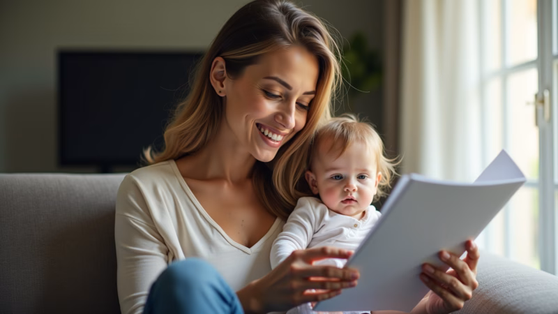 Home insurance policy, woman reading, financial security, Brazilian house, lifestyle photography, Seguro residencial para proteção financeira do seu patrimônio.