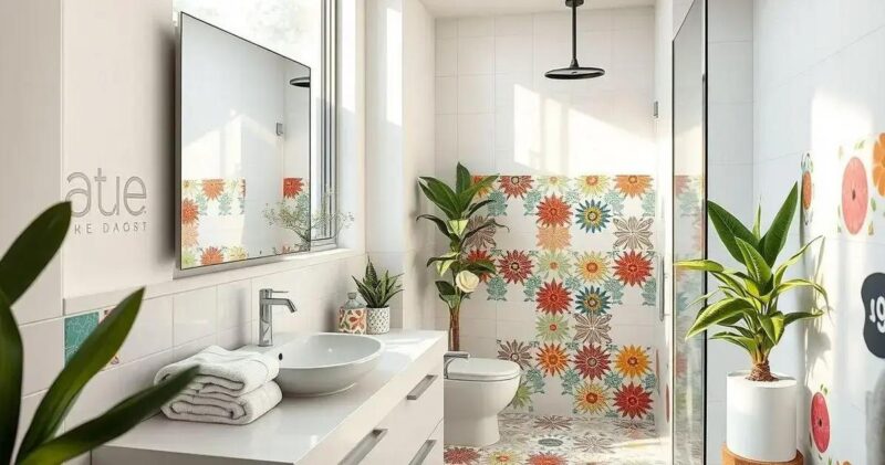adesivo para azulejo de banheiro