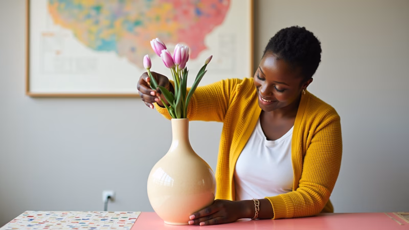 Decoração gastando pouco com DIY e peças de segunda mão.
