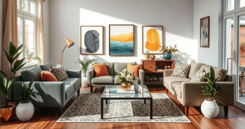como decorar sala de estar gastando pouco