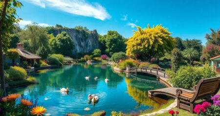 como montar um lago no jardim