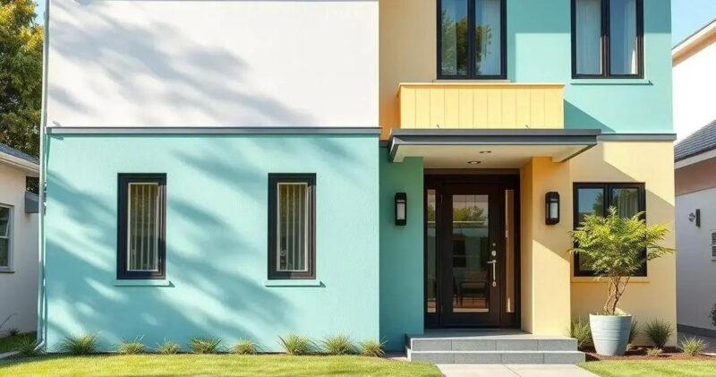 cores para pintar a casa por fora