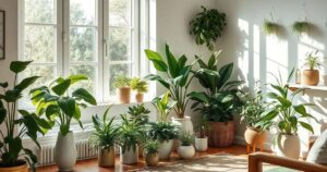 decoração com plantas