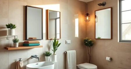 decoração de banheiro