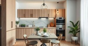 decoração de cozinha de apartamento