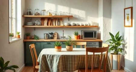 decoração de cozinha simples e barata