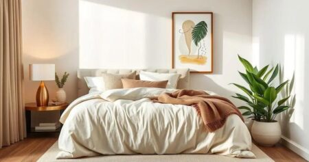 decoração de quarto de casal pequeno