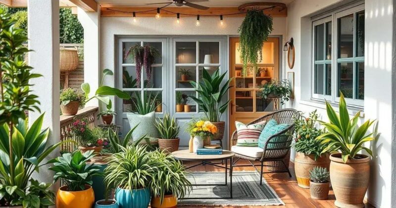 decoração de varanda