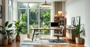 decoração home office