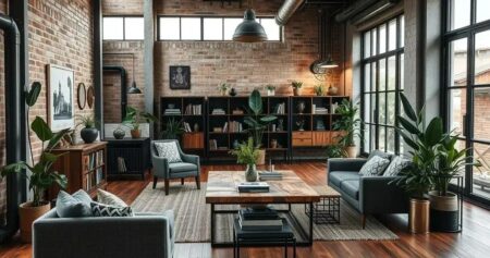 estilo de decoração industrial