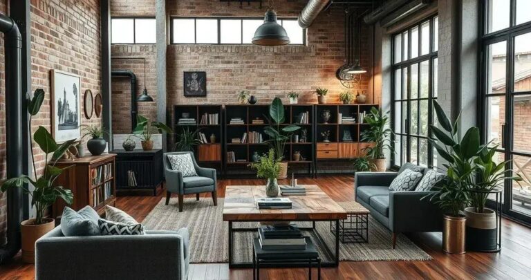 estilo de decoração industrial