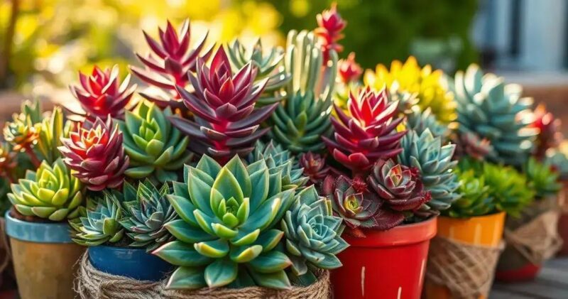 jardim de suculentas