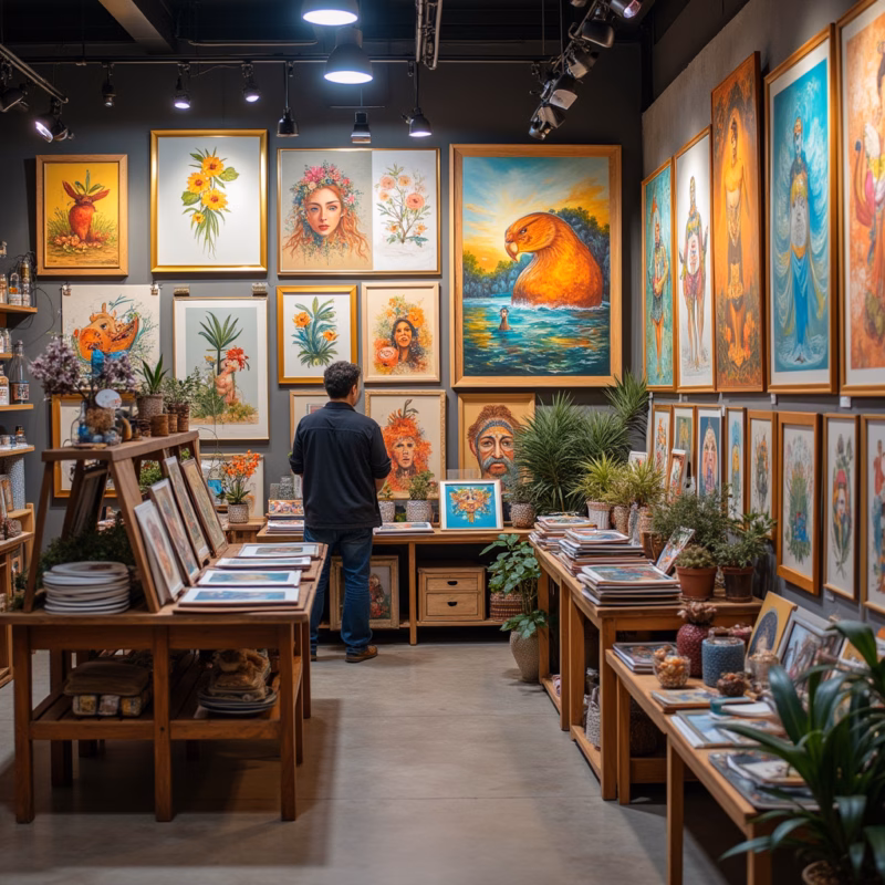 Loja de quadros baratos e de qualidade.